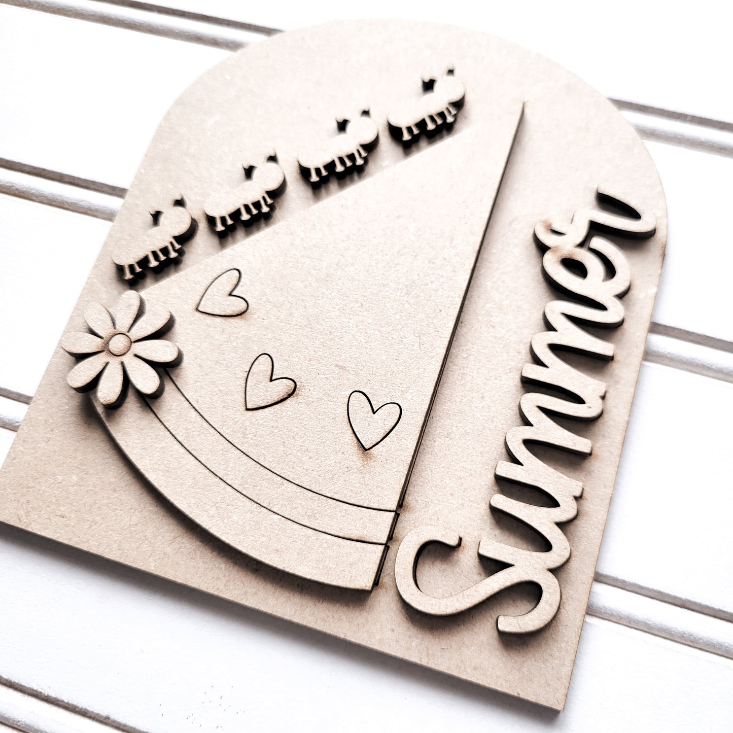 June V1 Seasonal Interchangeable Insert – Fits DIY Arched Frame Kits