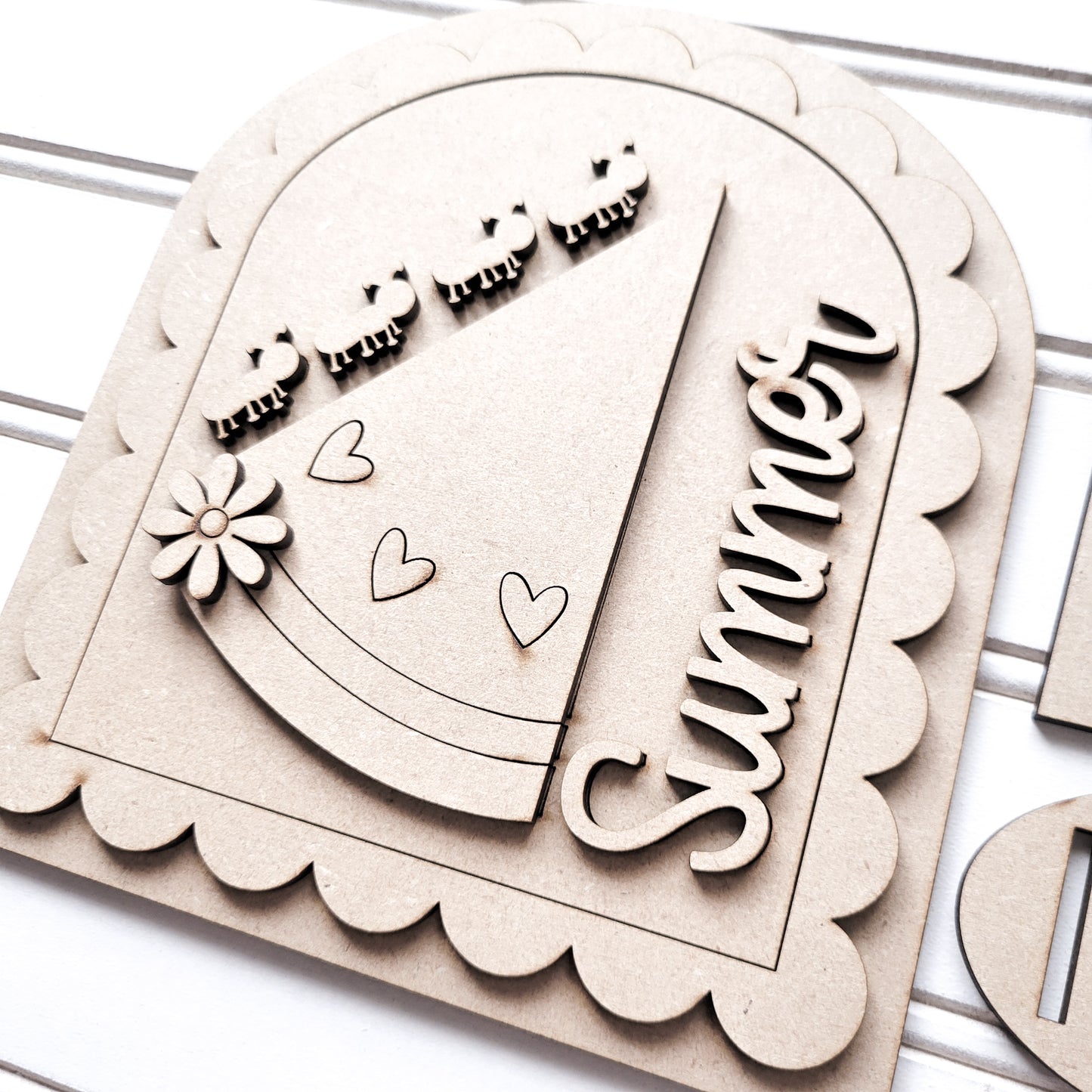 June V1 Seasonal Interchangeable Insert – Fits DIY Arched Frame Kits