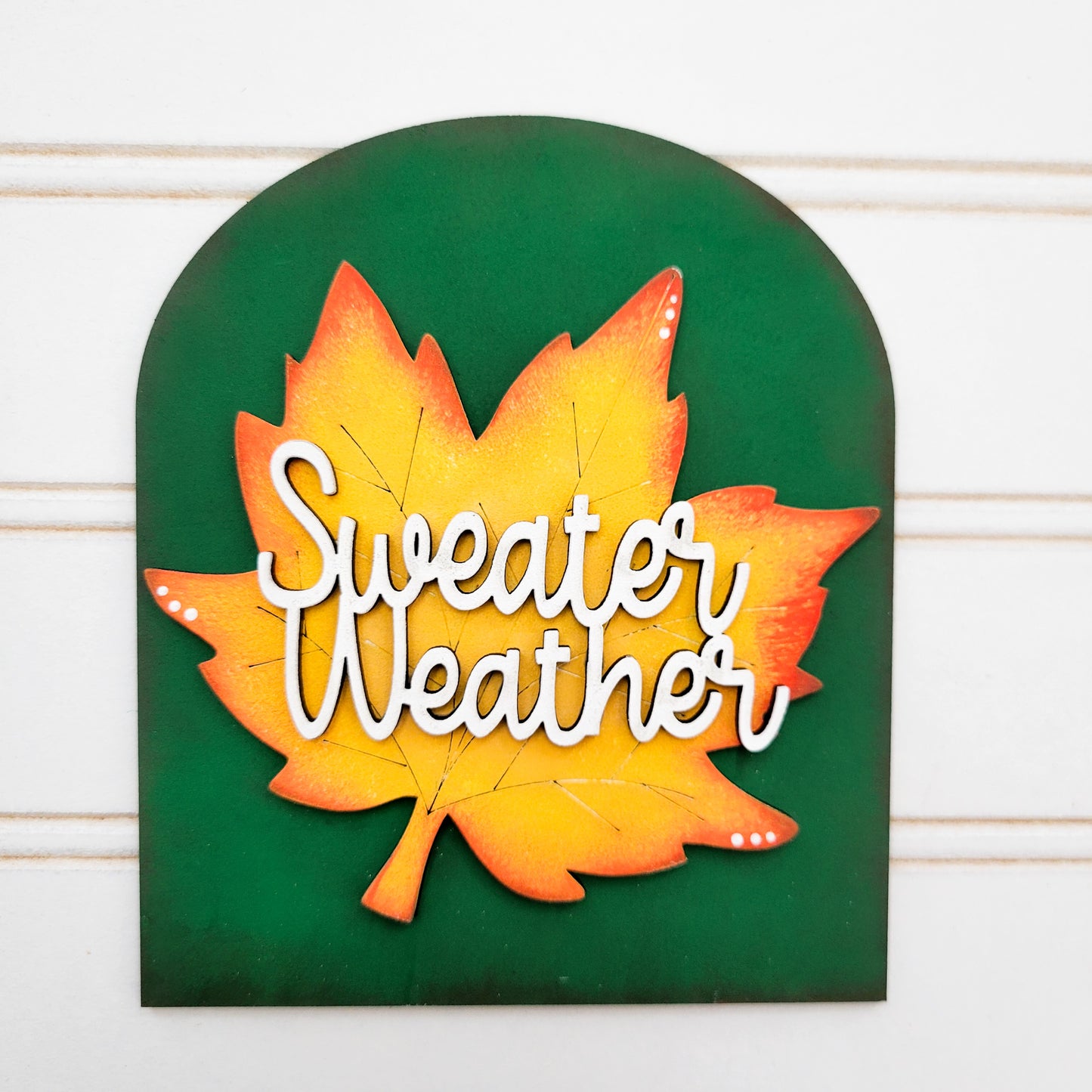 September V1 Seasonal Interchangeable Insert – Fits DIY Arched Frame Kits