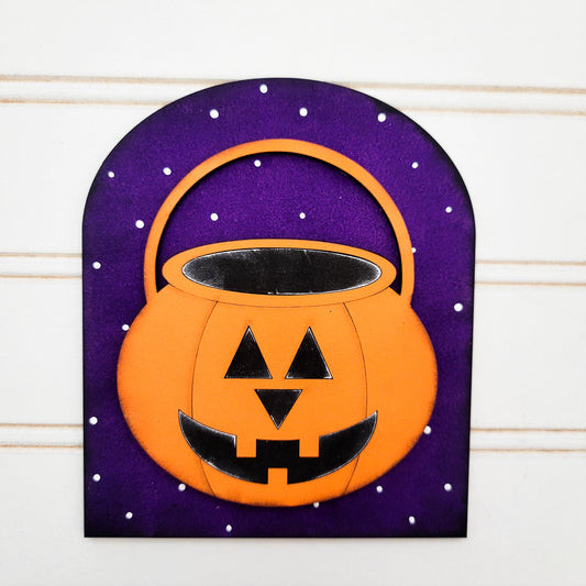 October V1 Seasonal Interchangeable Insert – Fits DIY Arched Frame Kits