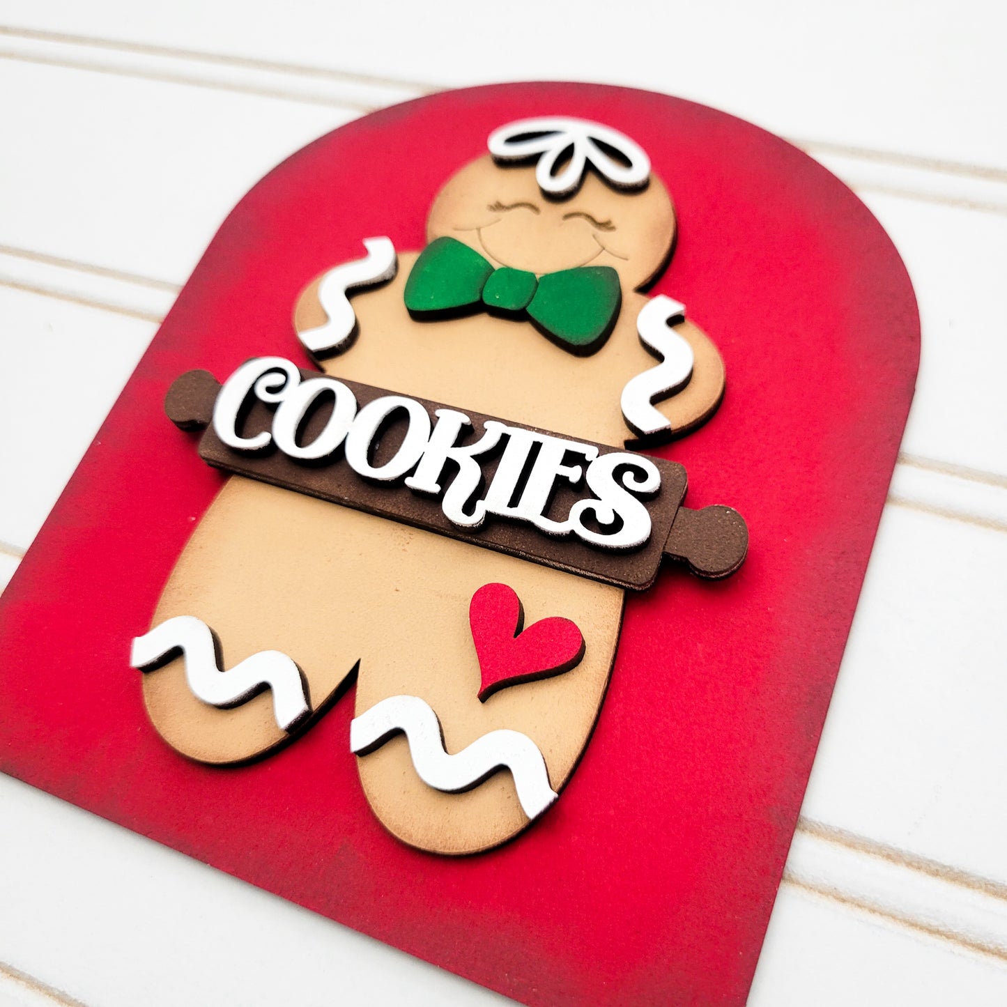 December V1 Seasonal Interchangeable Insert – Fits DIY Arched Frame Kits