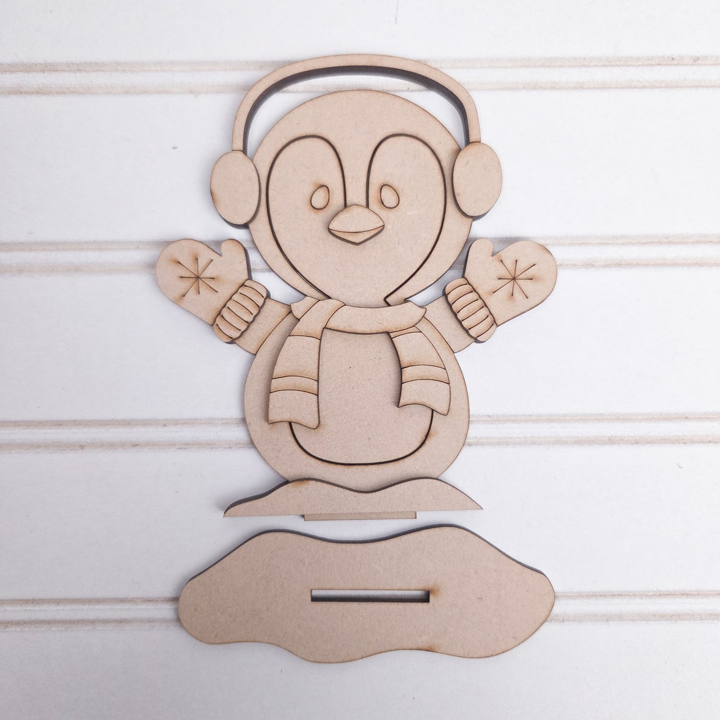 Standing Winter Penguin DIY Paint Kit