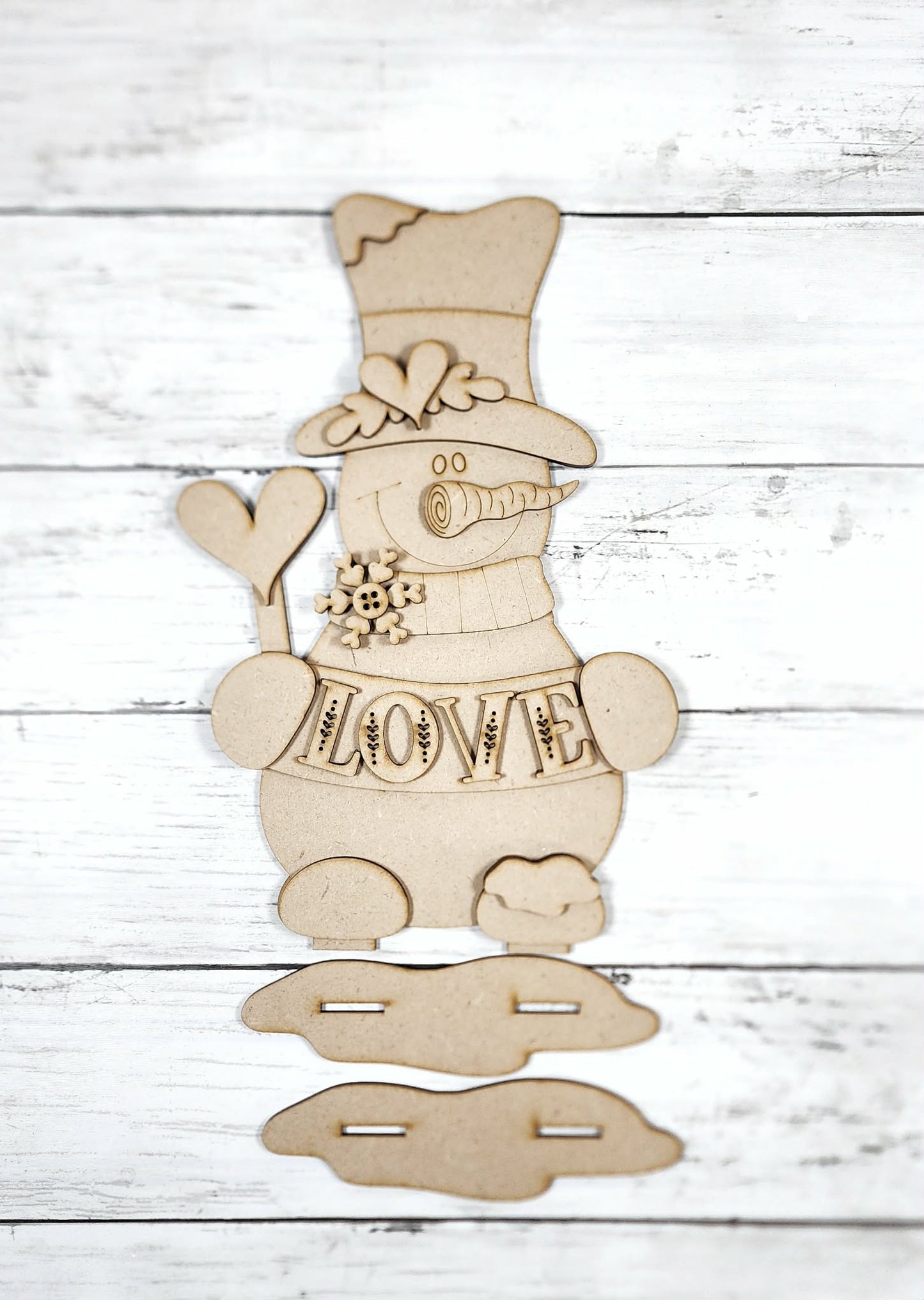 Valentine Snowman Shelf Sitter Snowman Love January 2026