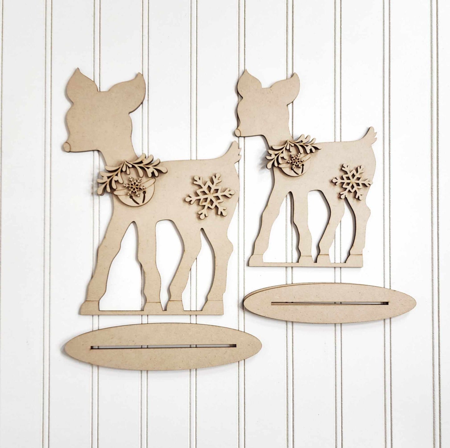 Standing Deer Christmas Decor