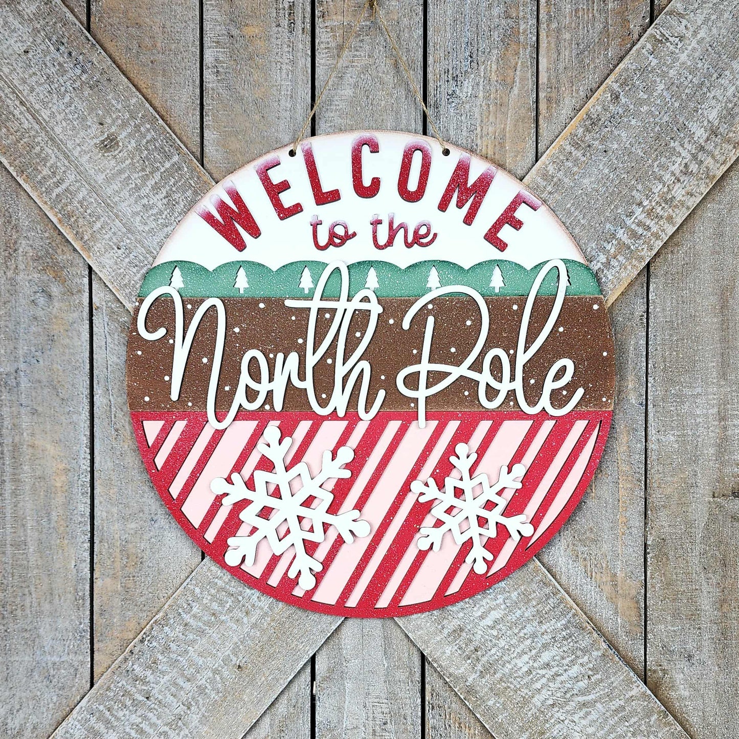 North Pole Door Hanger November 2025