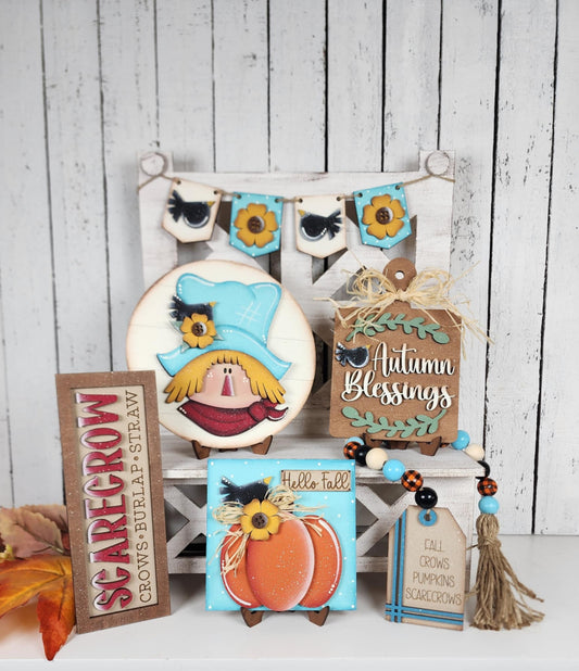 Fall Scarecrow Decor Bundle September 2025