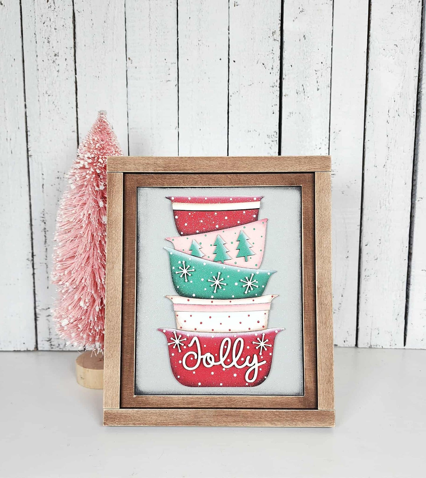 Christmas Baking Interchangeable Mini Signs with Frame October 2025