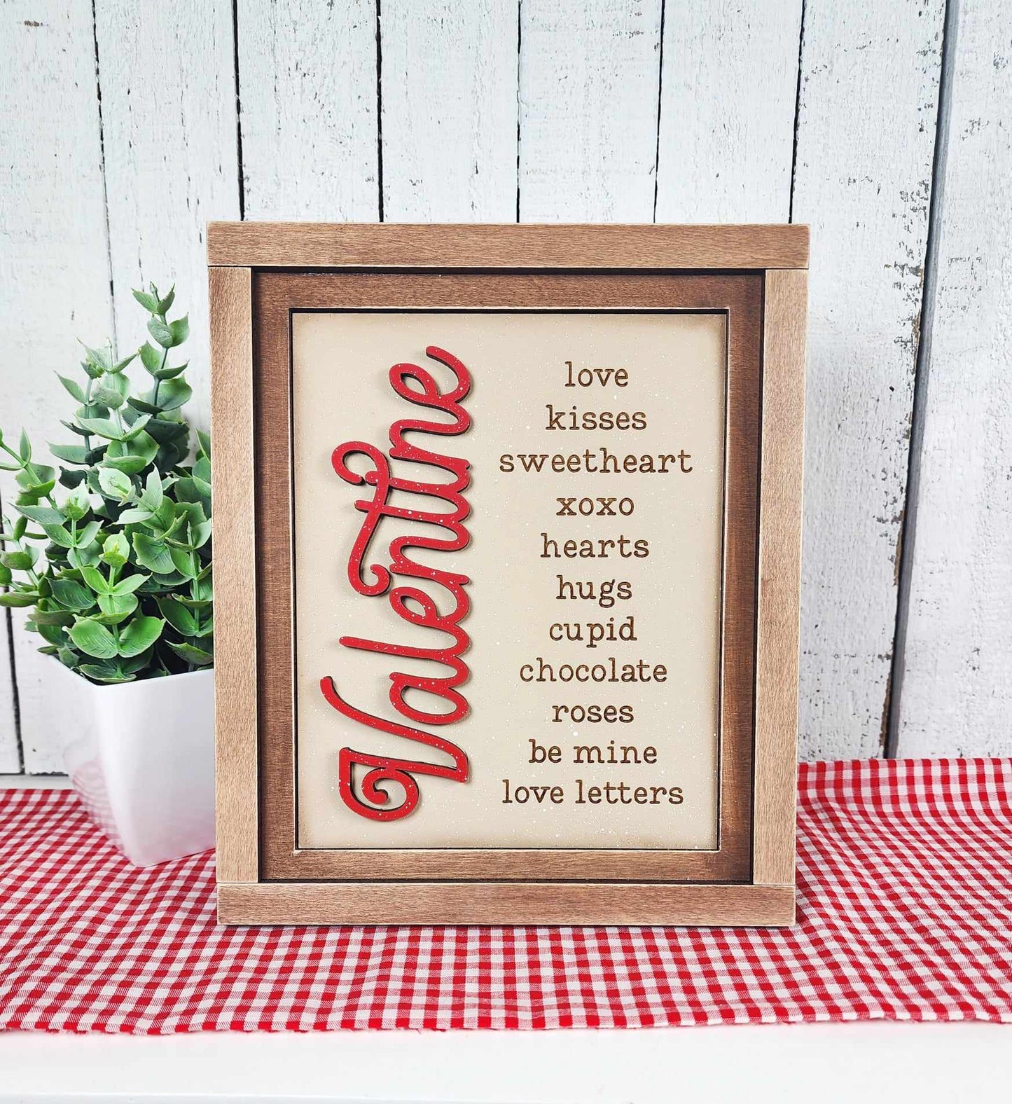 Valentine Sign Trio January 2025