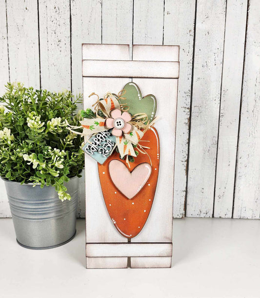 Carrot Table Top Pallet Sign March 2025