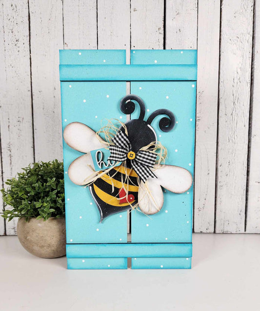 Honey Bee Pallet Sign April 2025