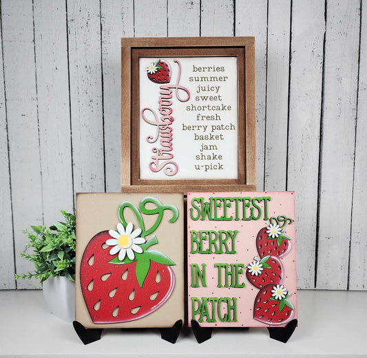 Berry Sweet Sign Trio May 2025
