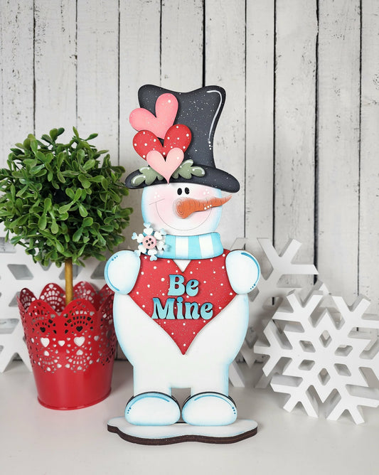 Valentine Snowman Shelf Sitter Be Mine January 2026
