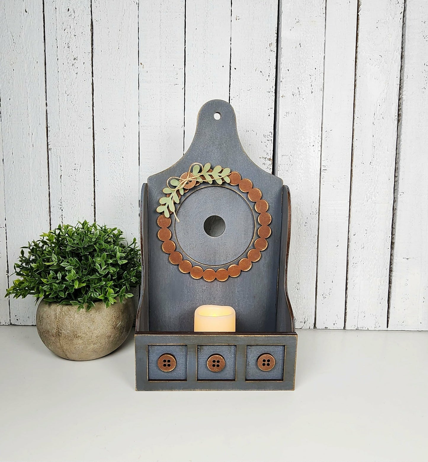 Interchangeable Farmhouse Candle Nook March 2026