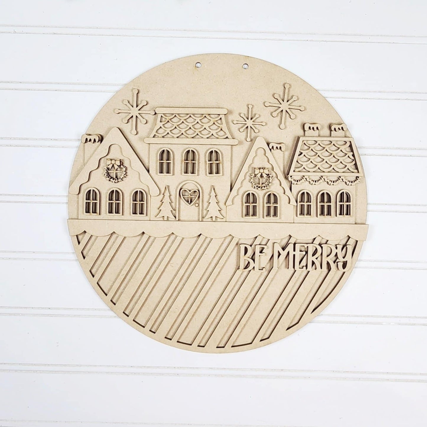 Victorian Gingerbread Christmas Door Hanger July 2025