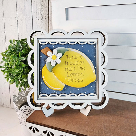 Lemon Squeeze Scalloped Frame with Lemon Tile May 2026