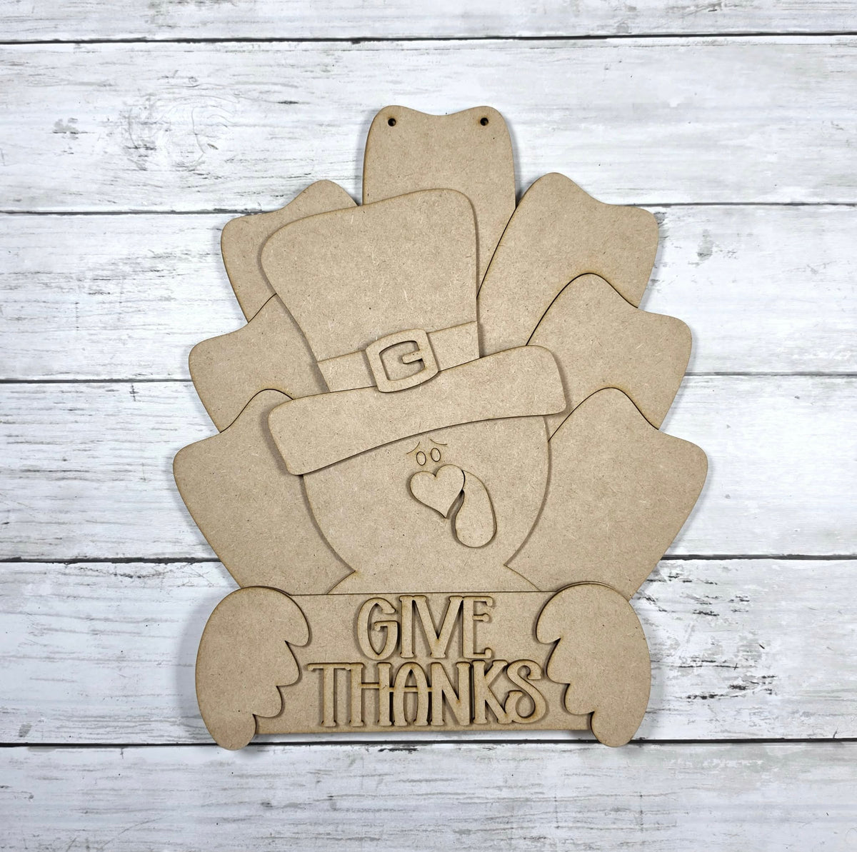 Gathered and Grateful Turkey Door Hanger October 2026