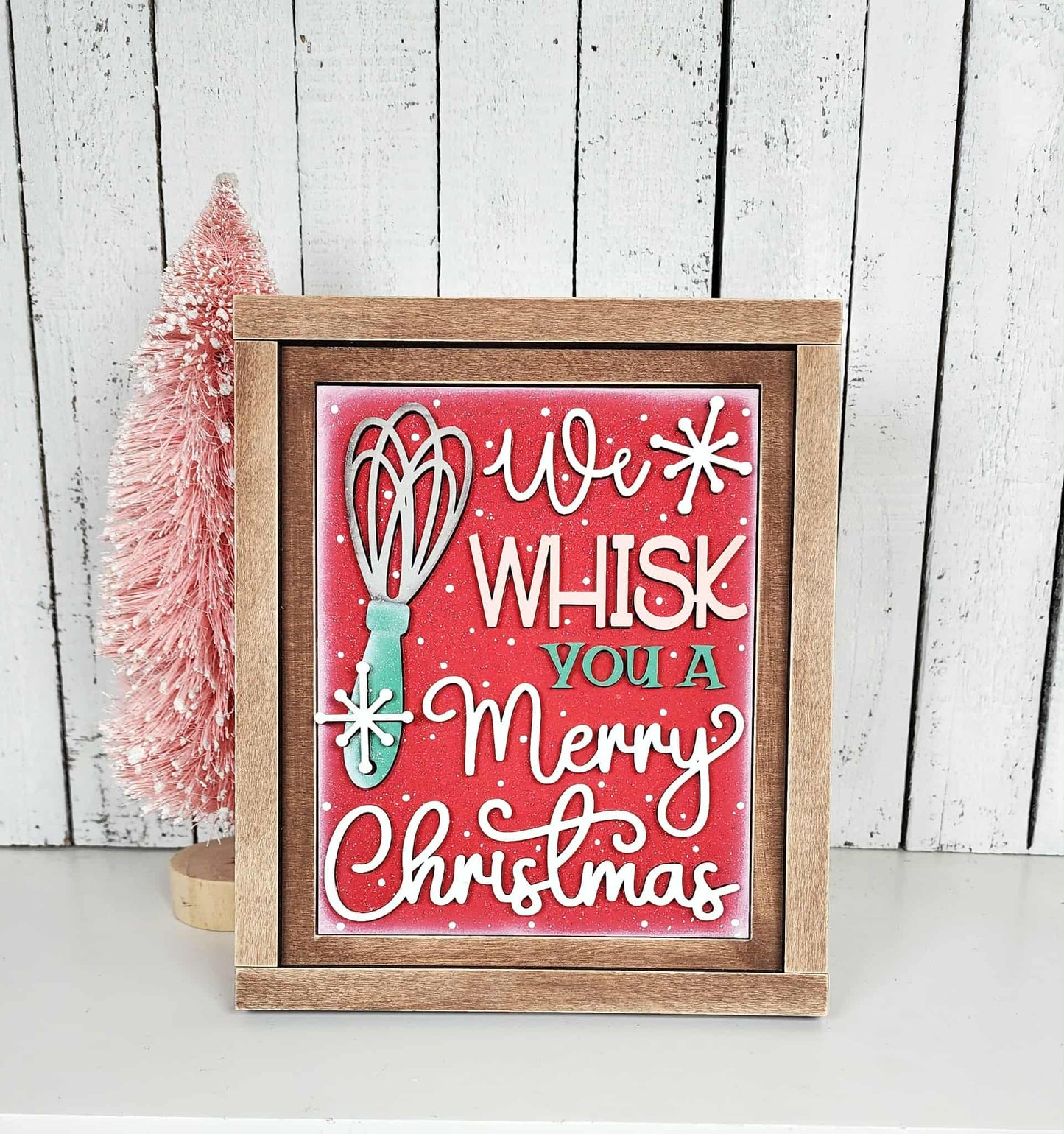 Christmas Baking Interchangeable Mini Signs with Frame October 2025