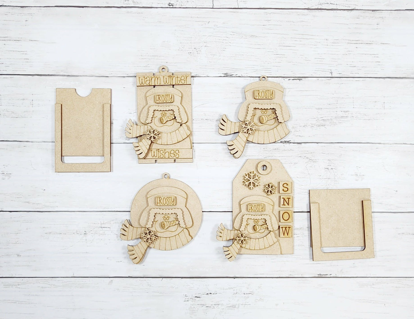 Winter Snowman Ornaments December 2025