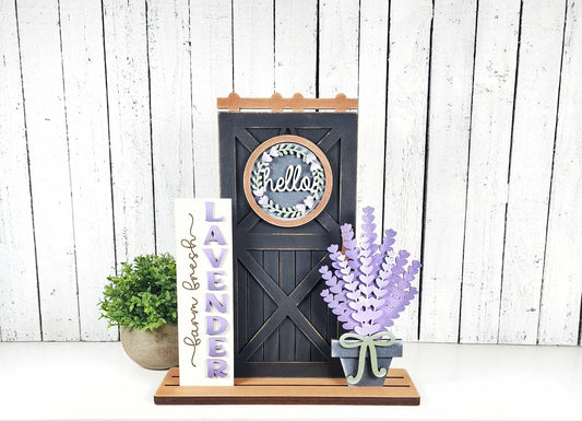 Lavender Market Farmhouse Door April 2026