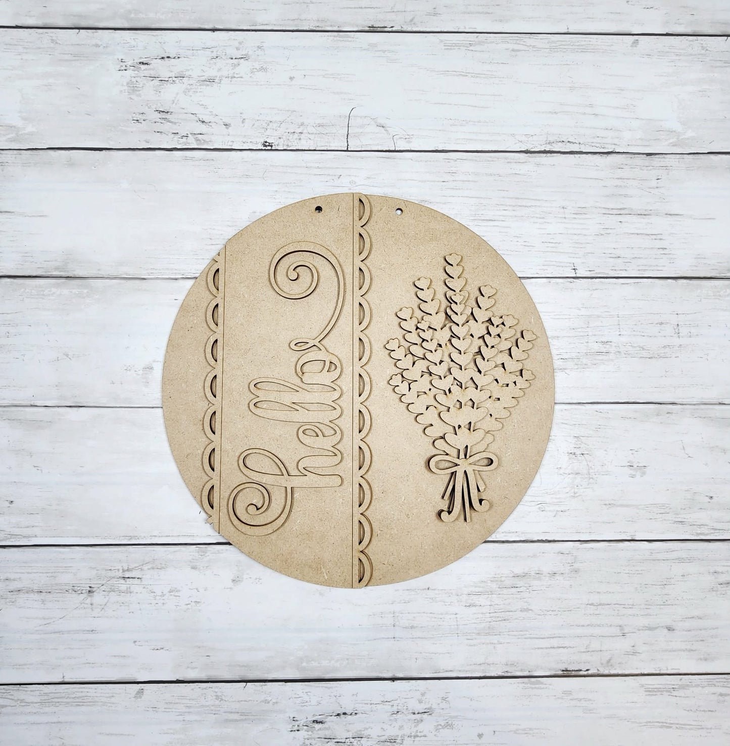 Lavender Market Door Hanger April 2026