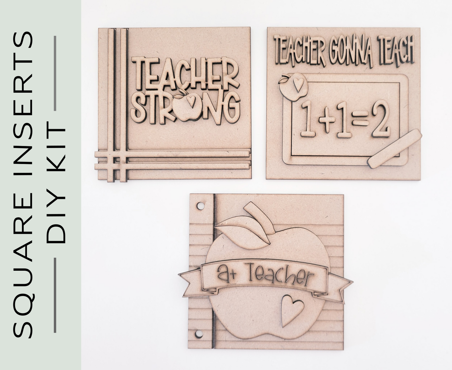 Teacher Gonna Teach Square Tiles