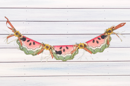 Vintage Watermelon Banner June 2025