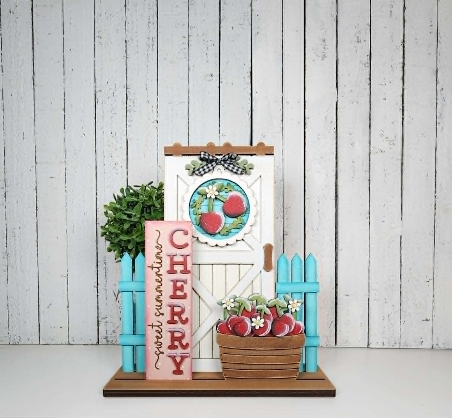 Fresh Picked Cherries Barn Door + Insert June 2026