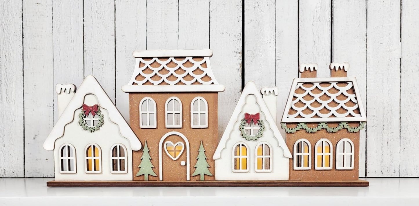 Victorian Gingerbread Christmas Shelf Sitter July 2025