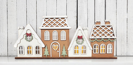 Victorian Gingerbread Christmas Shelf Sitter July 2025