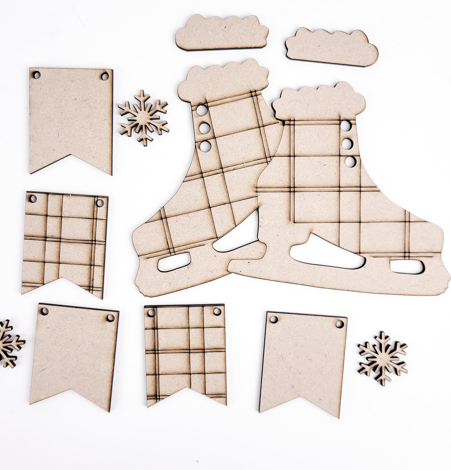 Cold Hands Warm Hearts Holiday Winter Tiered Tray DIY Paint Kit