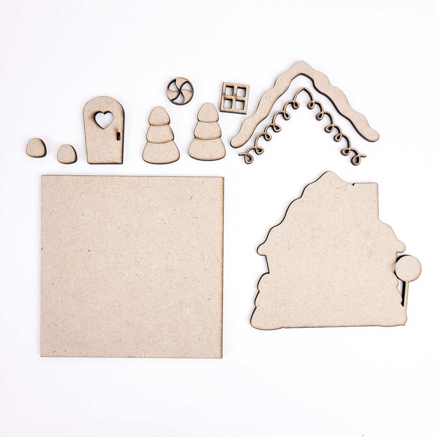 Have a Sweet Christmas Gingerbread Square Tiles