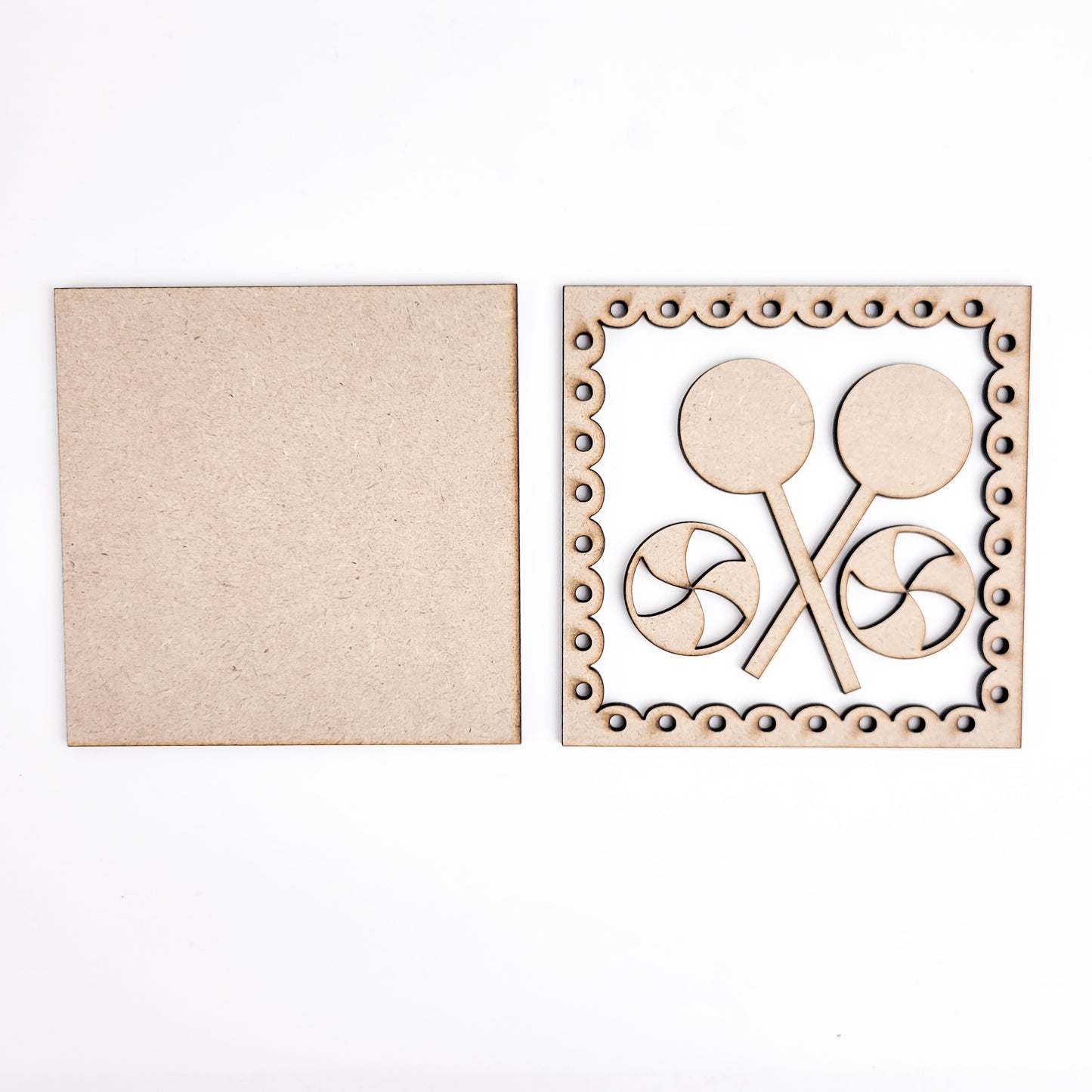 Have a Sweet Christmas Gingerbread Square Tiles