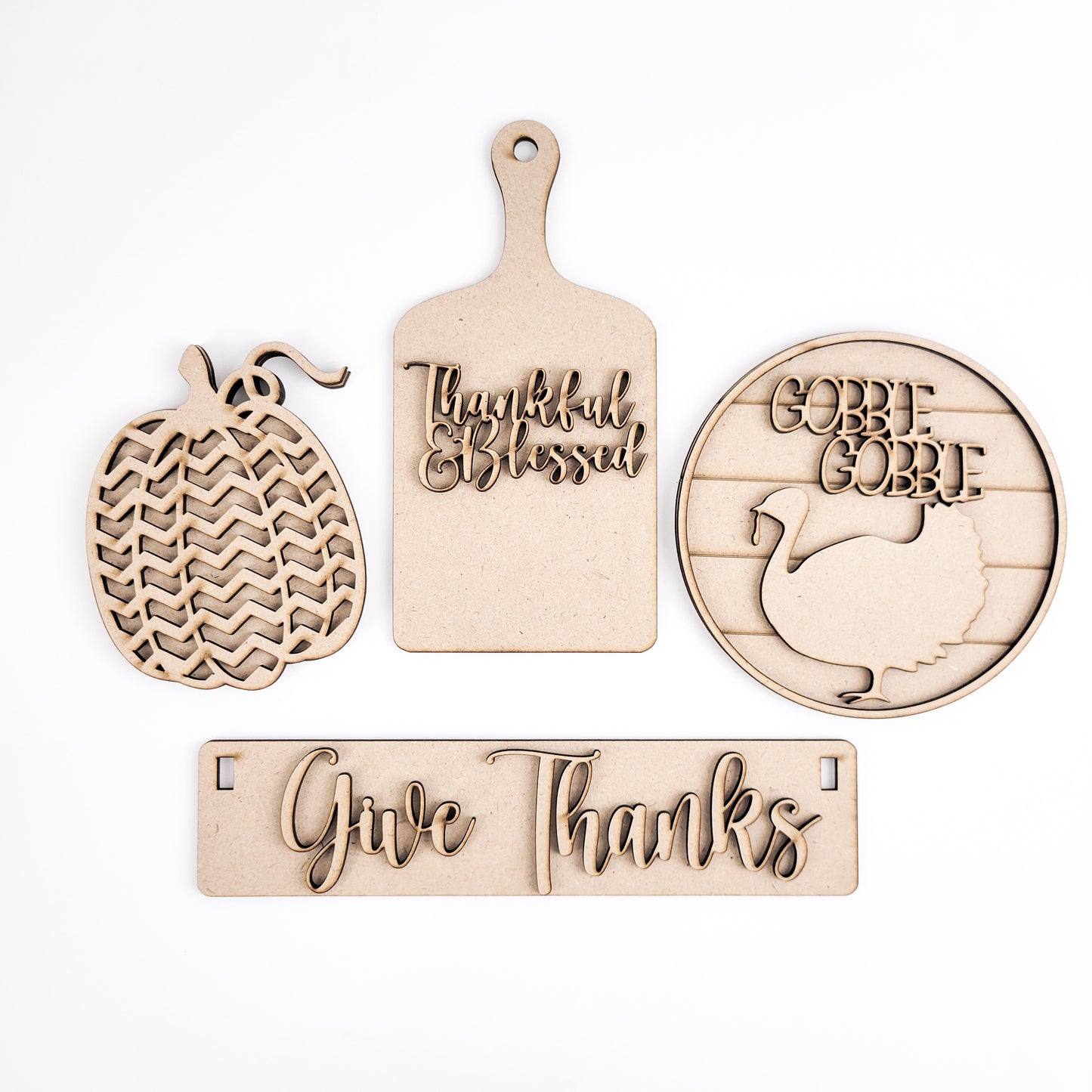 Give Thanks Thanksgiving Crate Inserts DIY Kit