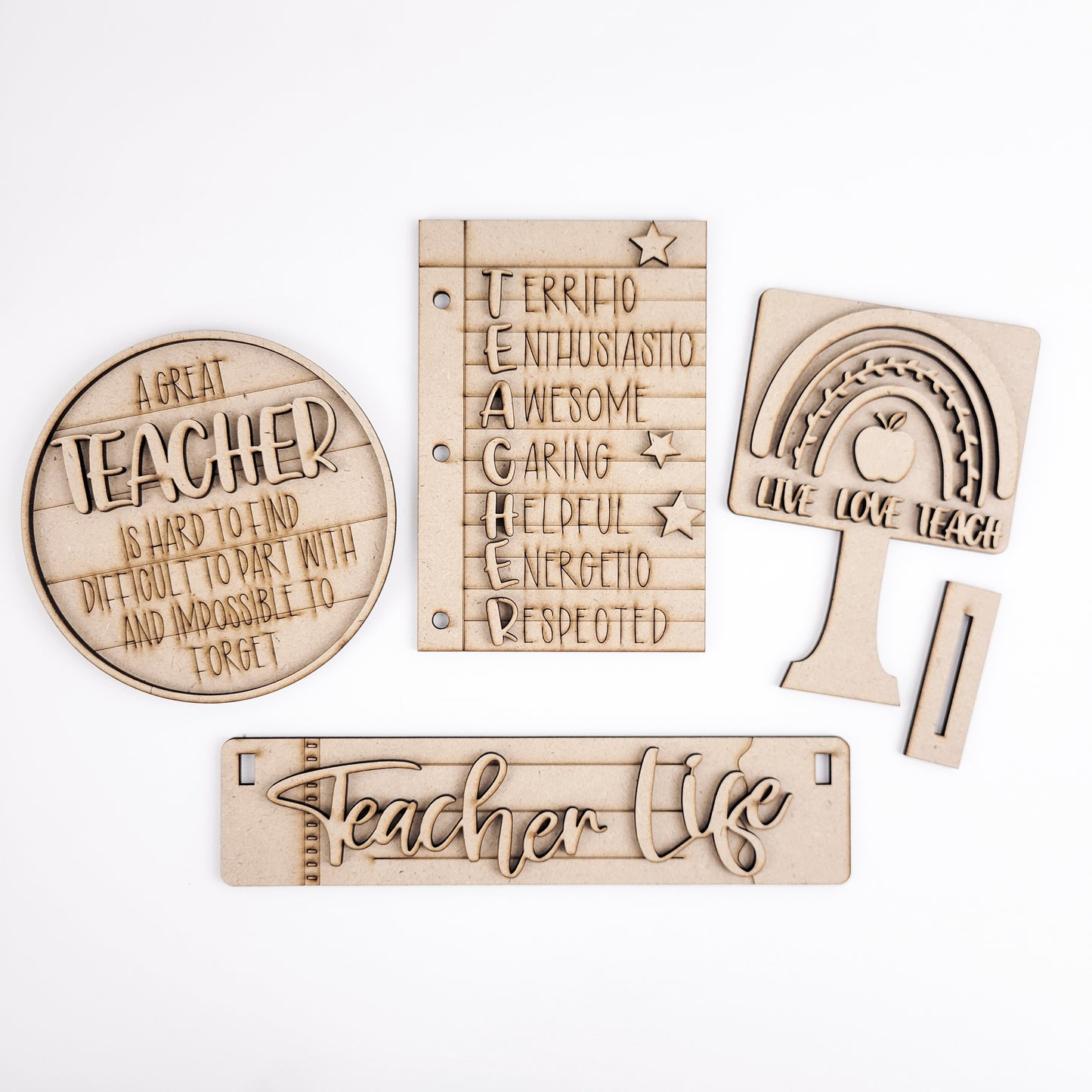 Teacher Life Crate Inserts DIY Kit