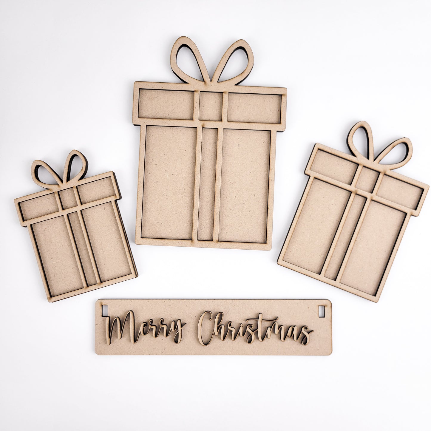 Merry Christmas Crate Inserts DIY Kit