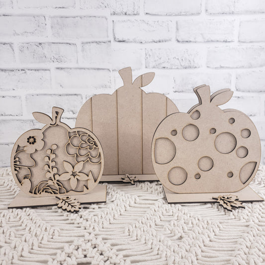 Farmhouse Pumpkin Trio DIY Paint Kit