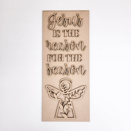 Jesus Is The Reason For The Season Christmas DIY Sign