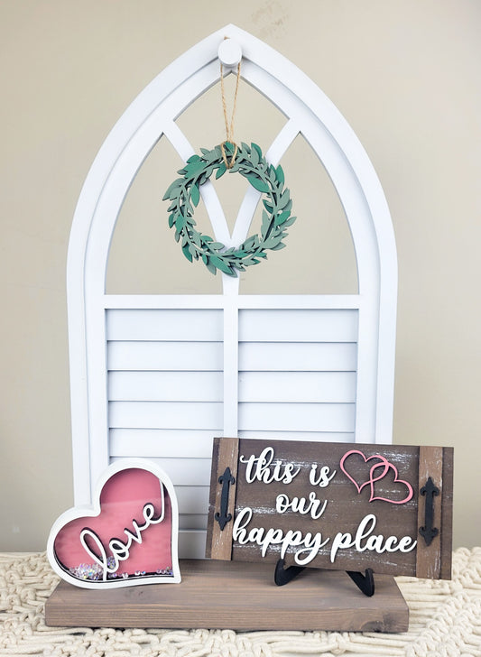 Valentine's Day Window Shutter- January 2023