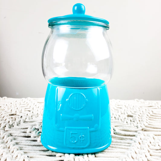Blue Gumball Jar- QUANTITIES LIMITED
