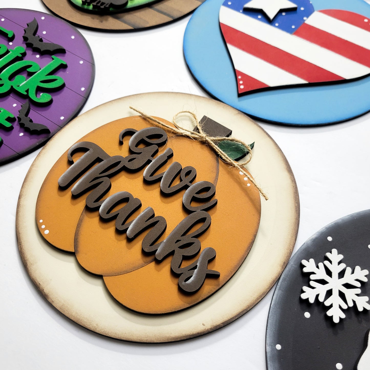 12 Months of Rounds Compatible with 6" Round Sign Bases