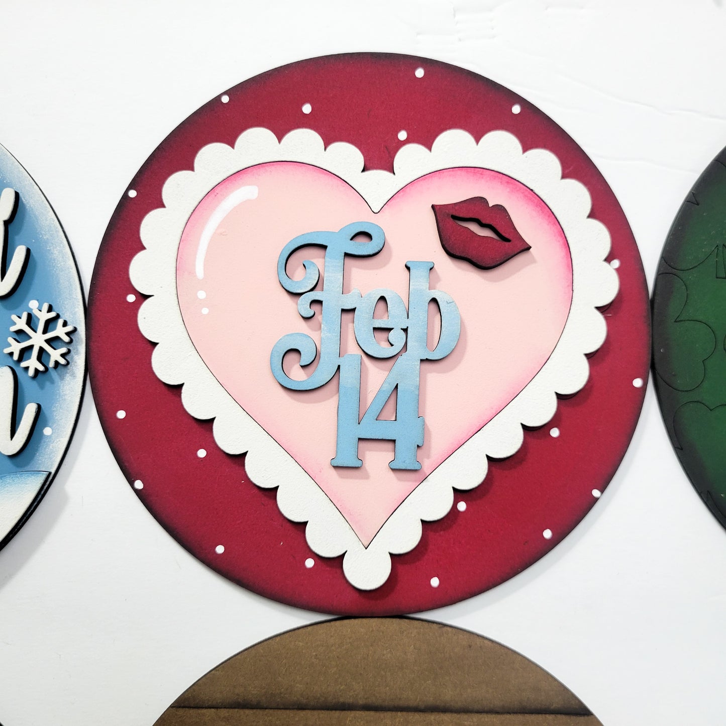 12 Months of Rounds Compatible with 6" Round Sign Bases