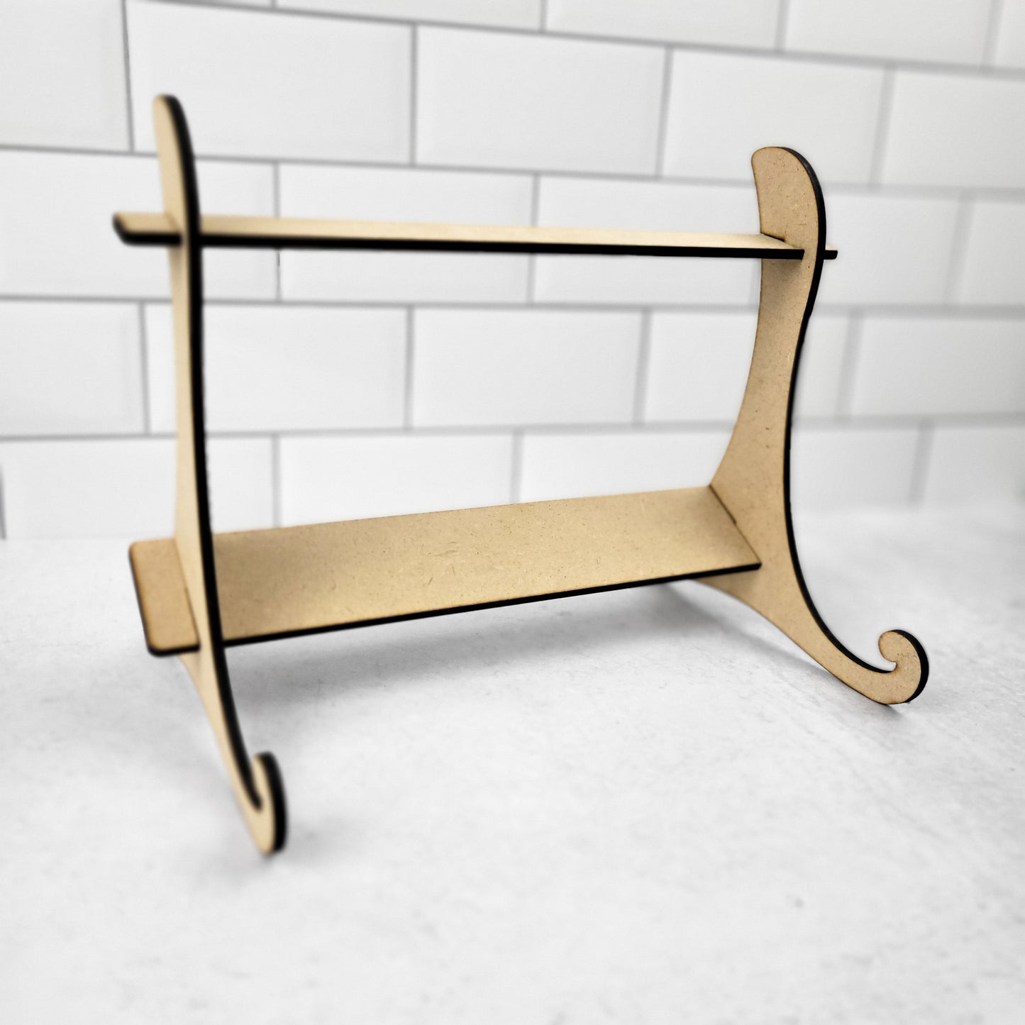 Lattice Back Interchangeable Sign DIY Kit Compatible with 6" Round Inserts