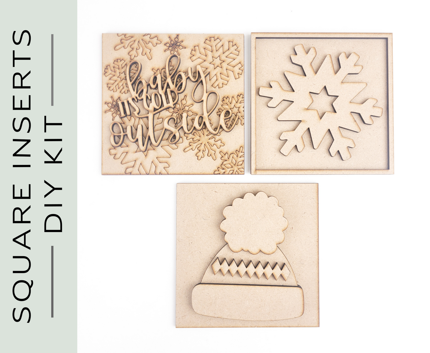 Baby It's Cold Outside Square Tiles