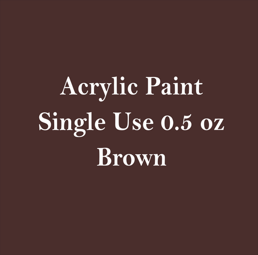 Brown- Mini Bottle Paint