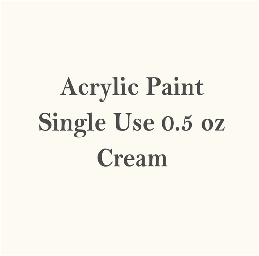 Cream- Mini Bottle Paint