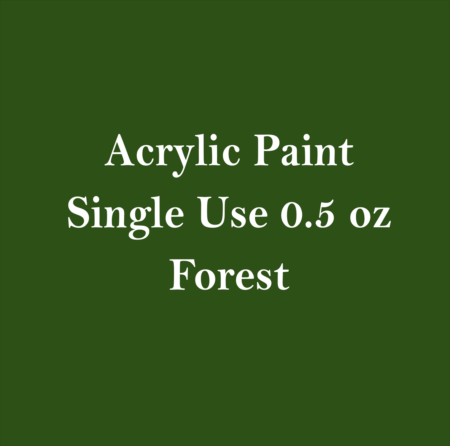 Forest- Mini Bottle Paint