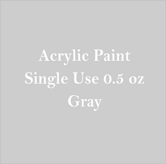 Grey- Mini Bottle Paint