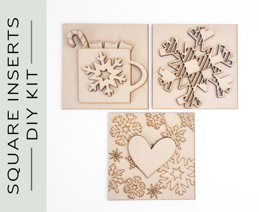 Hot Cocoa Winter Square Tiles