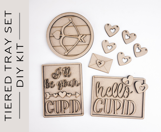 I'll be Your Cupid Tiered Tray DIY Paint Kit