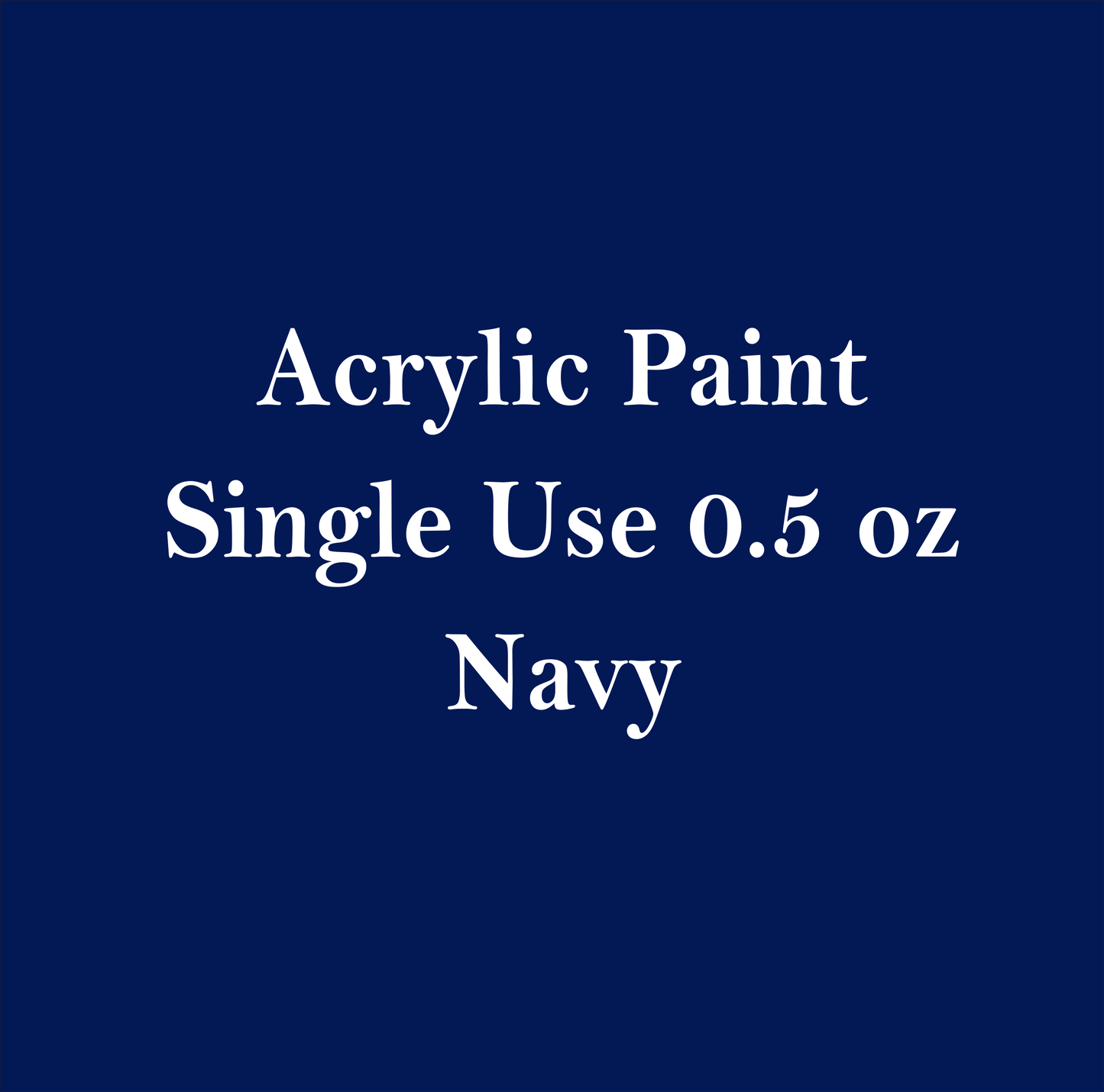 Navy- Mini Bottle Paint
